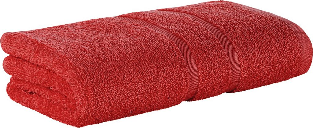 6x Premium Saunatücher 80x200cm Rot - Frottee Hand Produktbild-Vorschau 8