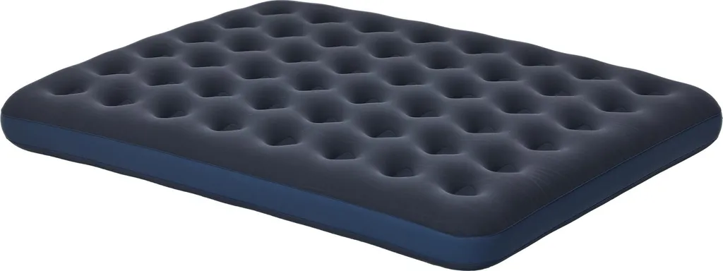 Outsunny Matelas Gonflable 2 Personnes avec Pompe à Main - 203 x 152 cm