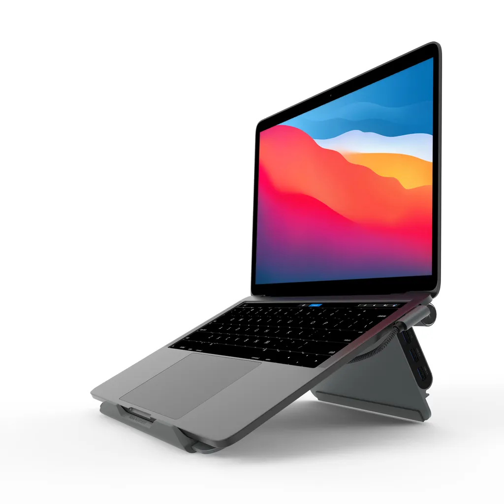 ADAM elements Hub USB-C avec support pliable pour iPad Pro et MacBook Air - 15