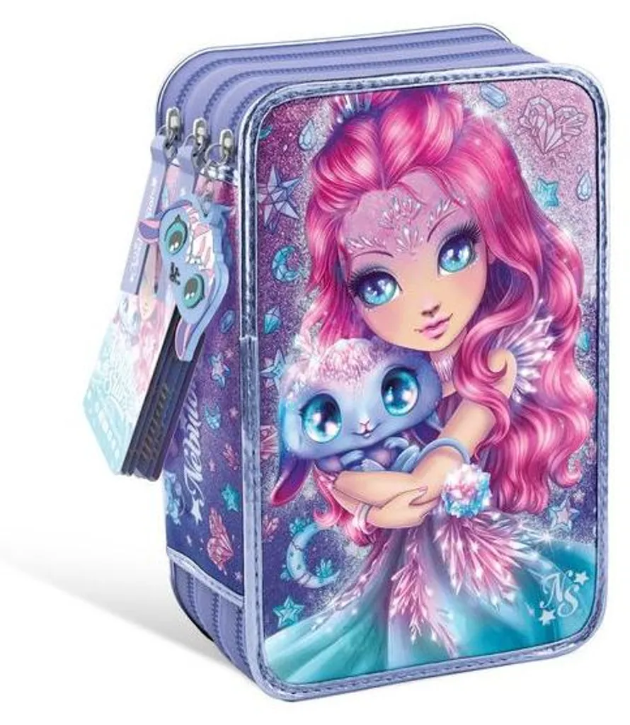 Trousse 3 compartiments Nebulous Stars pour organiser ses fournitures