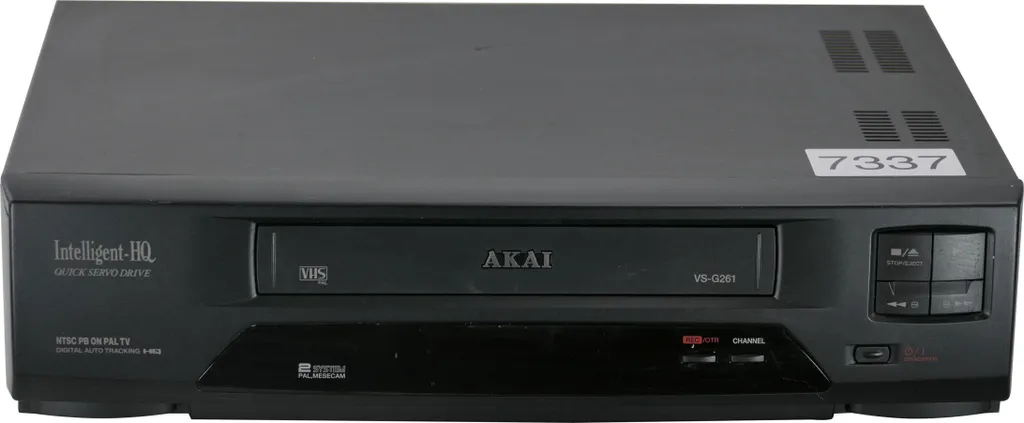 Magnétoscope Enregistreur VHS Akai VS-G261 Noir pour Cassettes Vidéo
