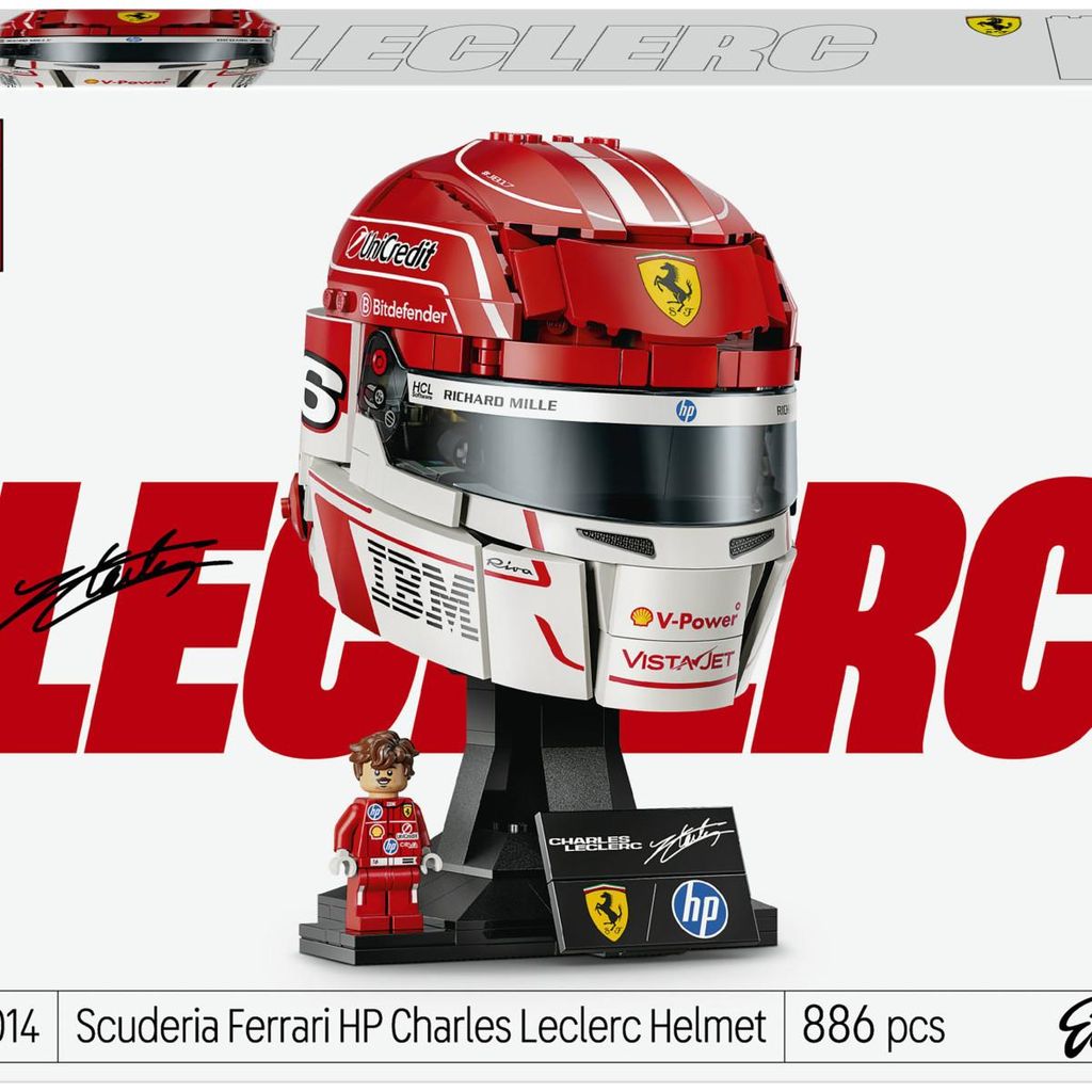 LEGO Editions 43014 Casco Di Charles Leclerc Scuderia Immagine del prodotto 