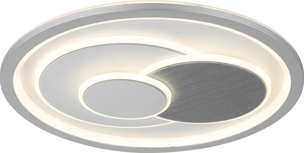 Plafonnier Ultra-Plat GLOBO RUIZ 48x5.7 cm Blanc au Design Compact