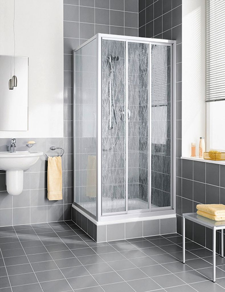 Kermi Gleittür Nova 2000 STD 900x2000mm silber mattglanz Kerolan Fontana