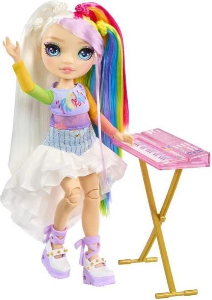 Rainbow High Jr High Rockband Fashion Doll Amaya, 22cm, Sammelpuppe, Ab 4 Jahren