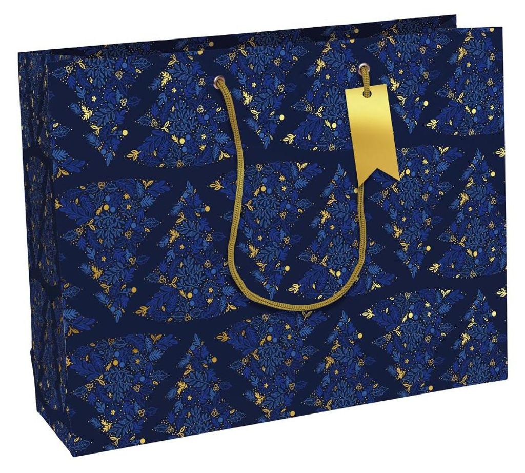 Clairefontaine Weihnachts-Geschenktüte "Azurite" groß Produktbild 