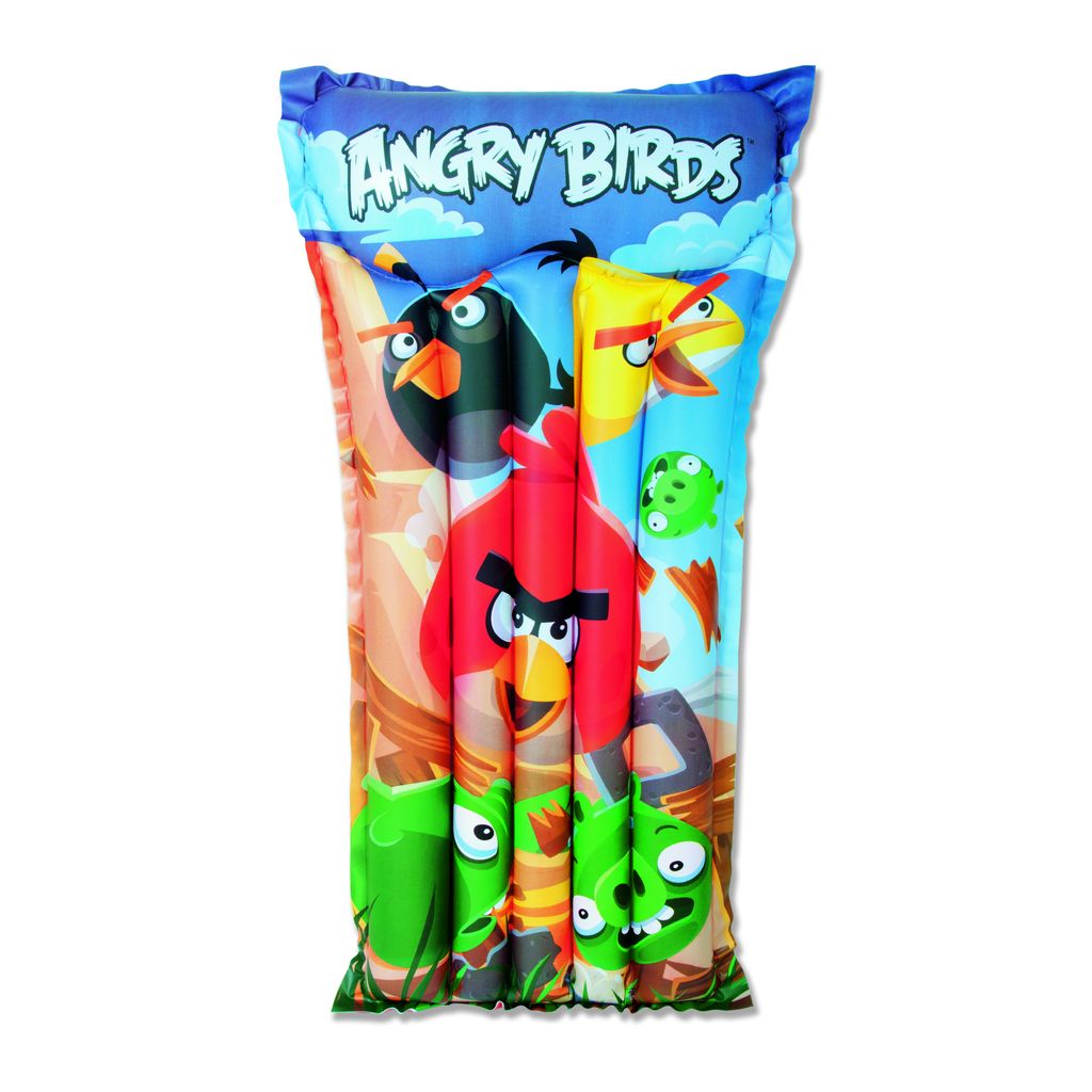 Bestway 96104 Kinder Luftmatratze Angry Birds 119x91 cm Produktbild 