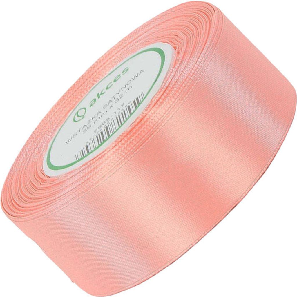Satinband 38 mm - Lachs - 32 Meter