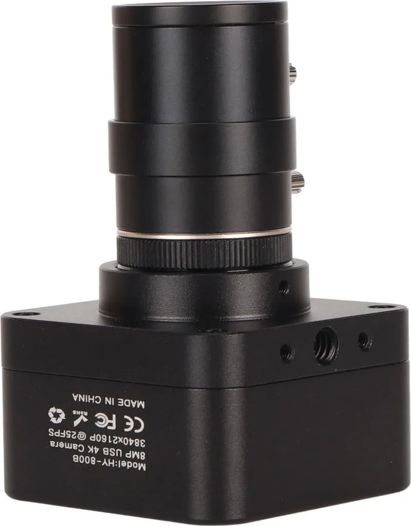 Caméra PC USB 2.0 avec Zoom Manuel F1.4 pour Diffusion en Direct 2160P