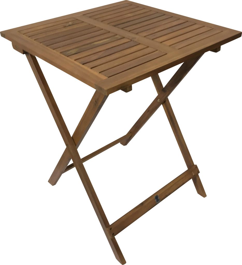 Klapptisch Bistrotisch Holztisch, klappbar aus Akazienholz Produktbild 