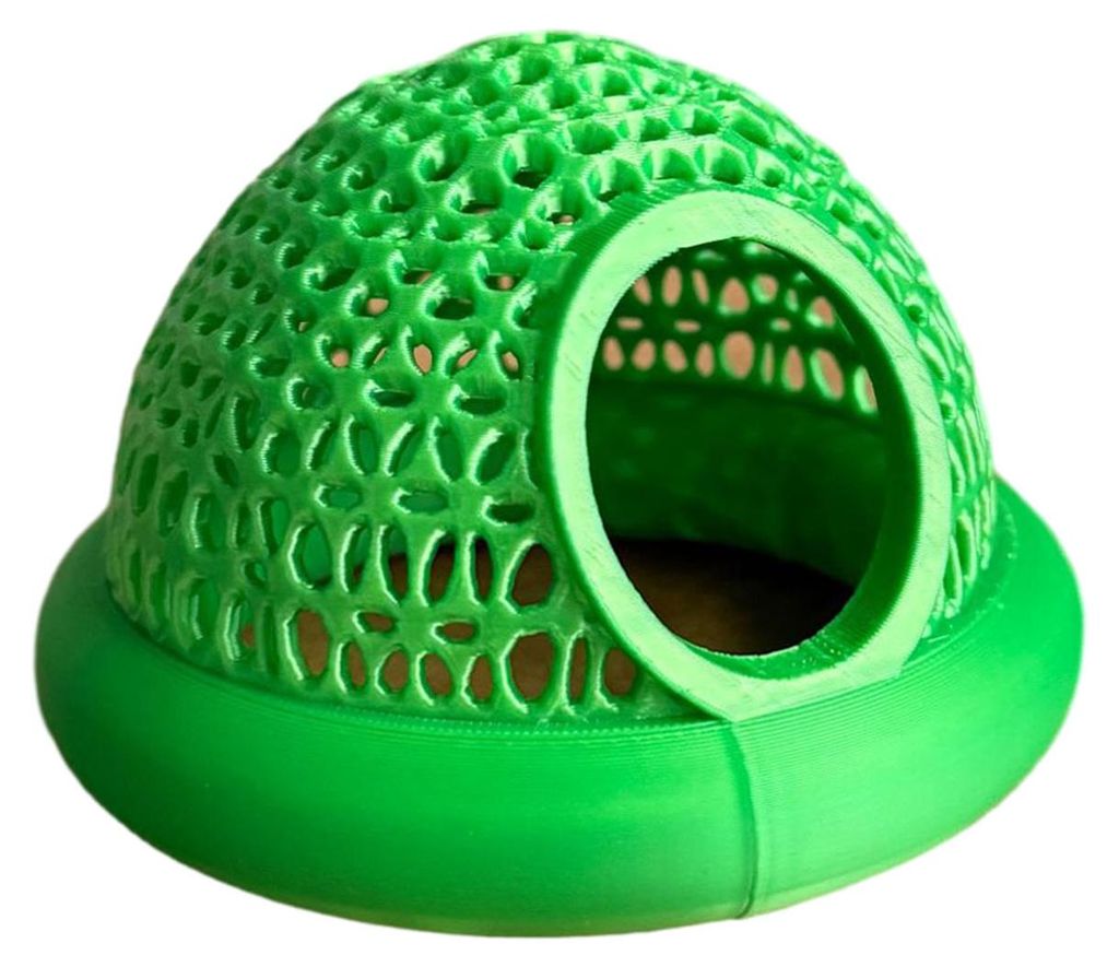 Schwimmendes Betta-Fischversteck und Garnelenhöhle, 3D-gedruckte Aquarium-Hängematte, kleiner Futterring, Ruheplatz für die Aquariendekoration