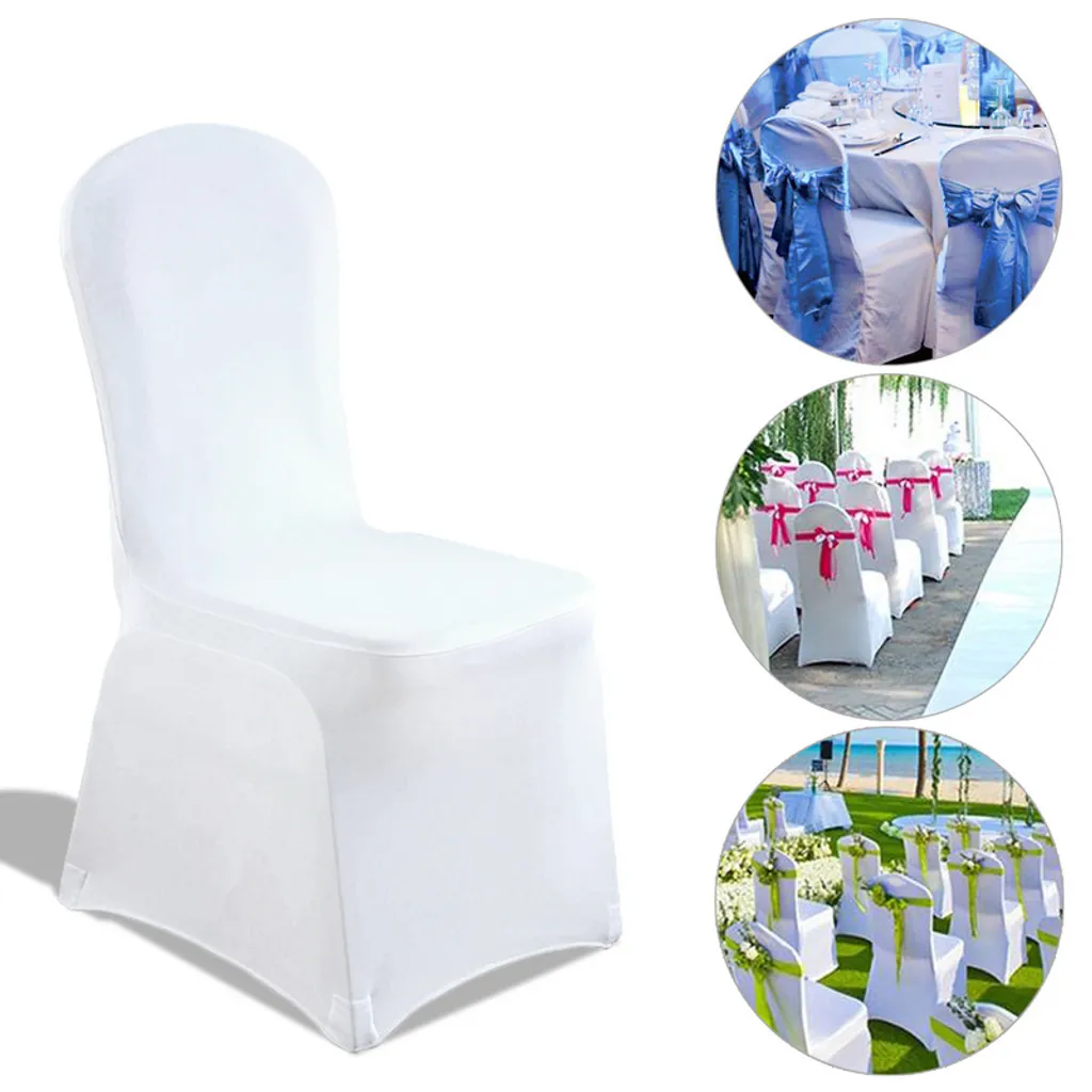 Offerta 50 Coprisedie Bianchi Matrimonio e Feste TolleTour Spandex