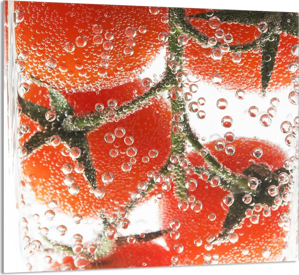 Offerta Glasplatte 65x60 Tomate - Tagliere Gigante in Vetro Temperato