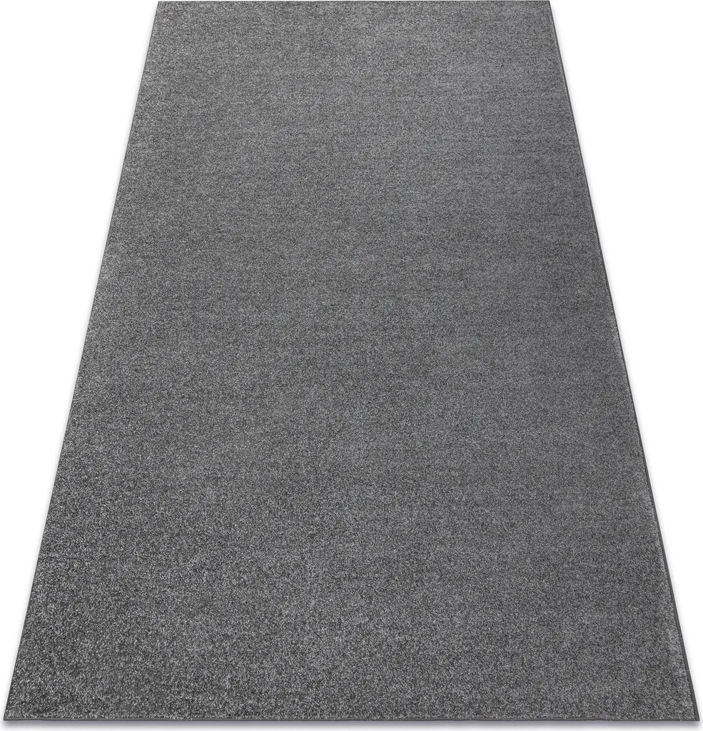 Revêtement de sol moquette lisse INDUS gris chiné - Dimensions 200x250