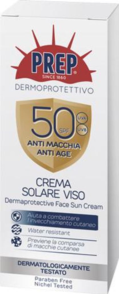 Prep DermaProtective Face Sun Cream SPF50 Sonnenschutzcreme Gesicht 50 Erwachsene