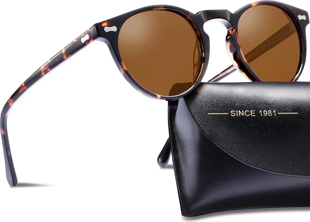 Occhiali da sole tondi da donna CARFIA polarizzati 100% protezione UV