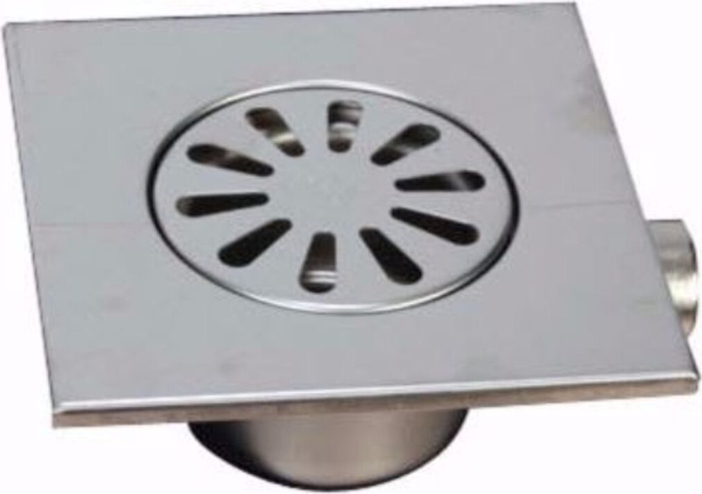 Edelstahl Bodenablauf Ablaufrinne Dusch Ablauf 15x15 cm Duschrinne