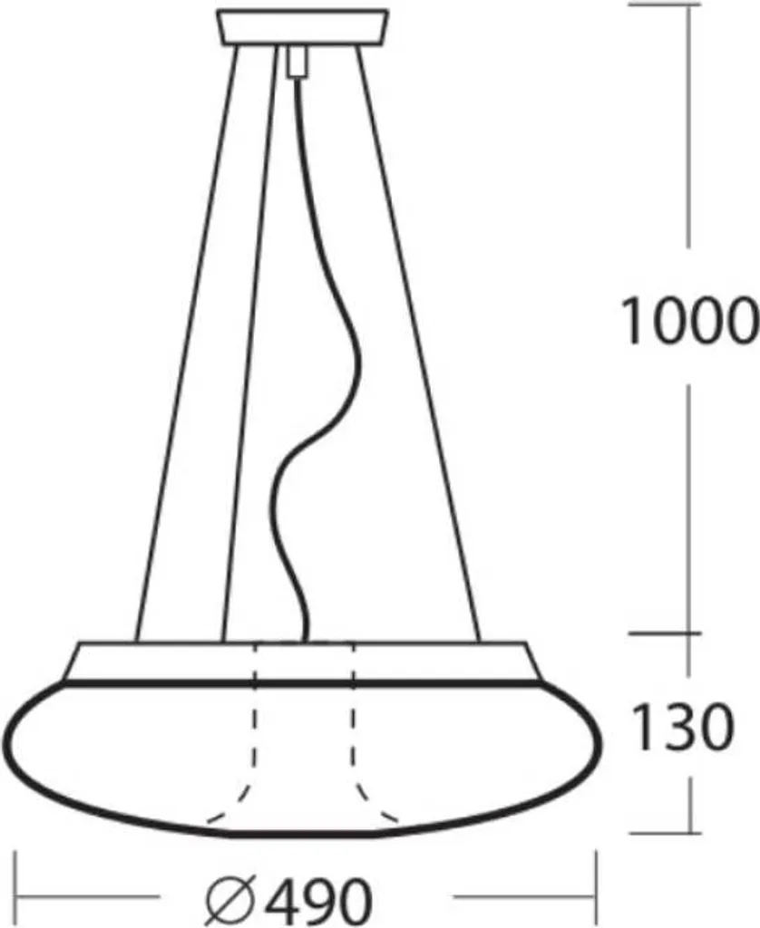 Suspension LED Noire pour Table à Manger Saturn L1 350mm Design Chic - 9