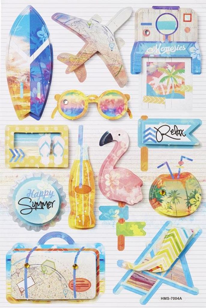 Sticker Urlaubs-Reise