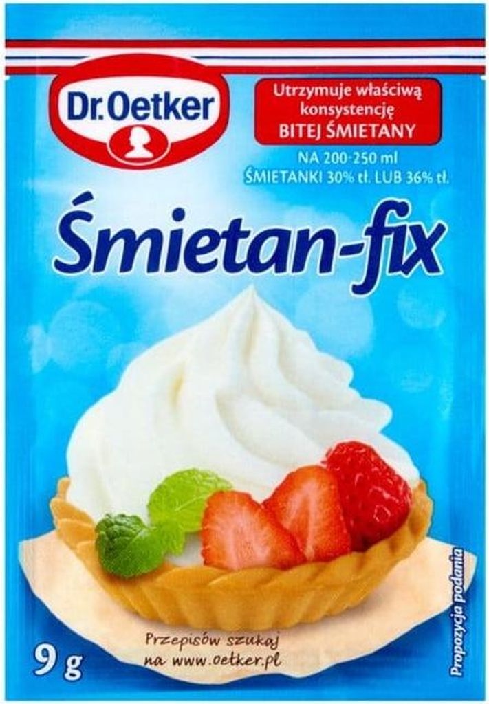 Dr. Oetker Śmietan-fix 9 g Zdjęcie produktu 