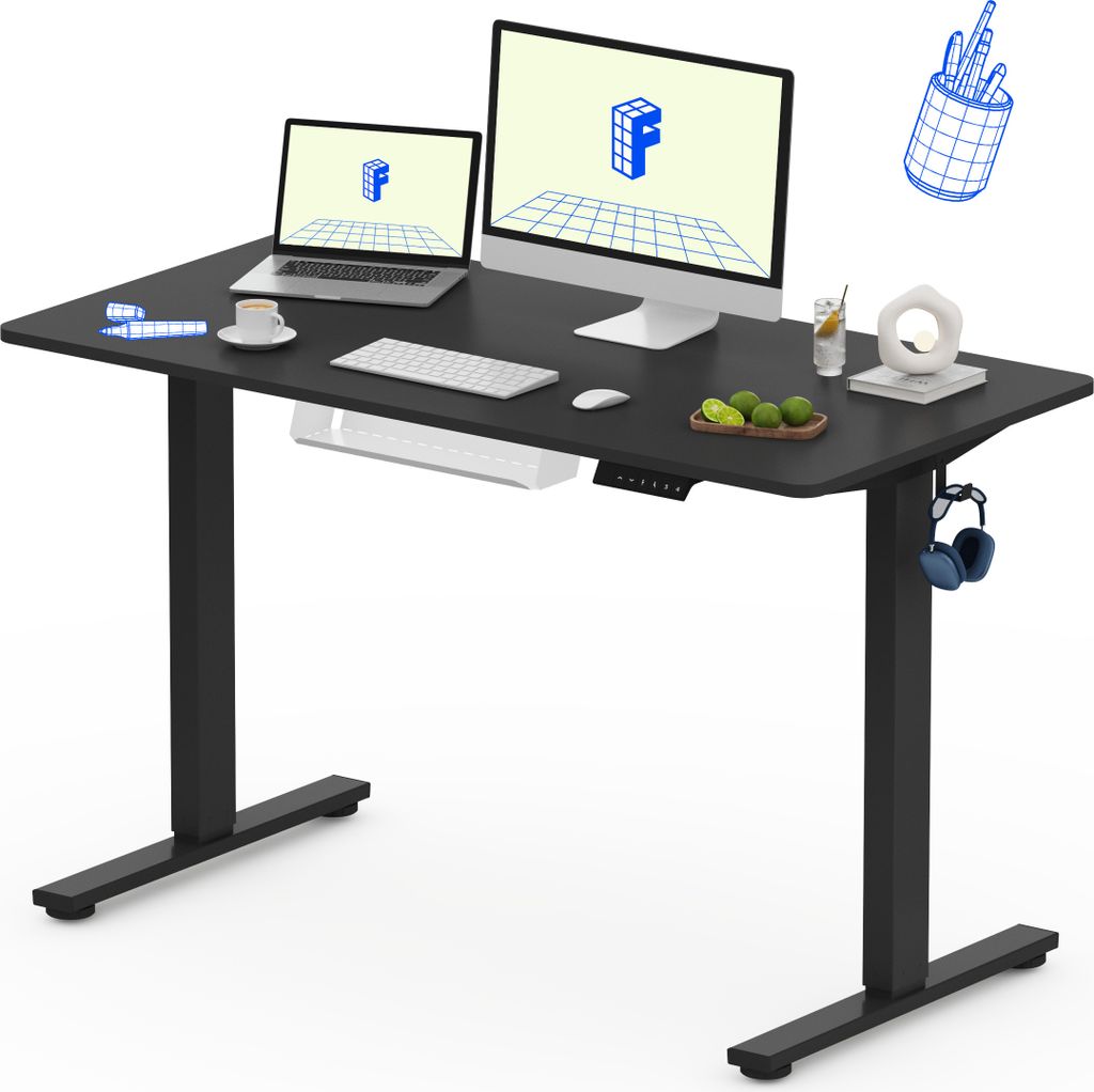 FLEXISPOT Výškově nastavitelný stůl Basic 120x60 cm s Obrázek produktu 1
