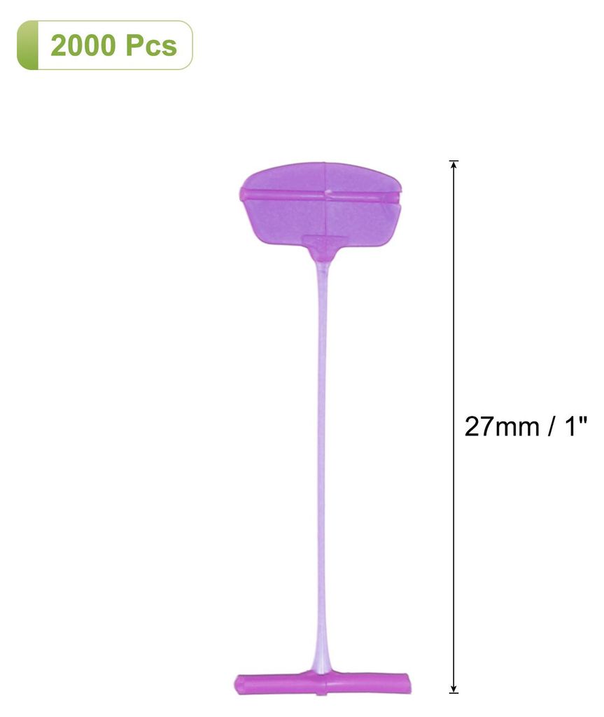 2000 Stš¹ck Heftf?den fš¹r Etikettierpistole Standard, 20mm Tag Pins aus Kunststoff fš¹r Karton Etiketten mit Loch, Etikettierung von Kleidun...