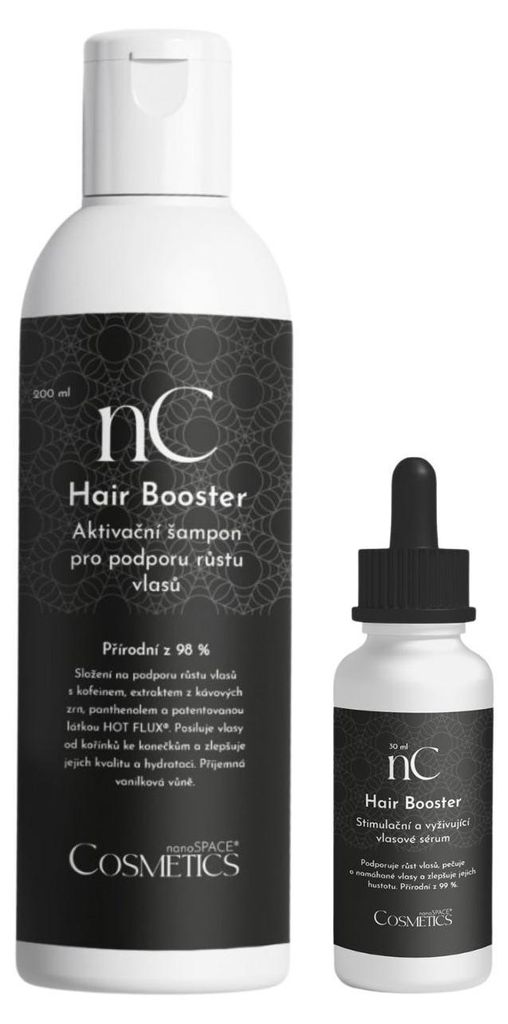 nanoSPACE Set aus pflegendem Haarserum und Shampoo für Haarwachstum Booster