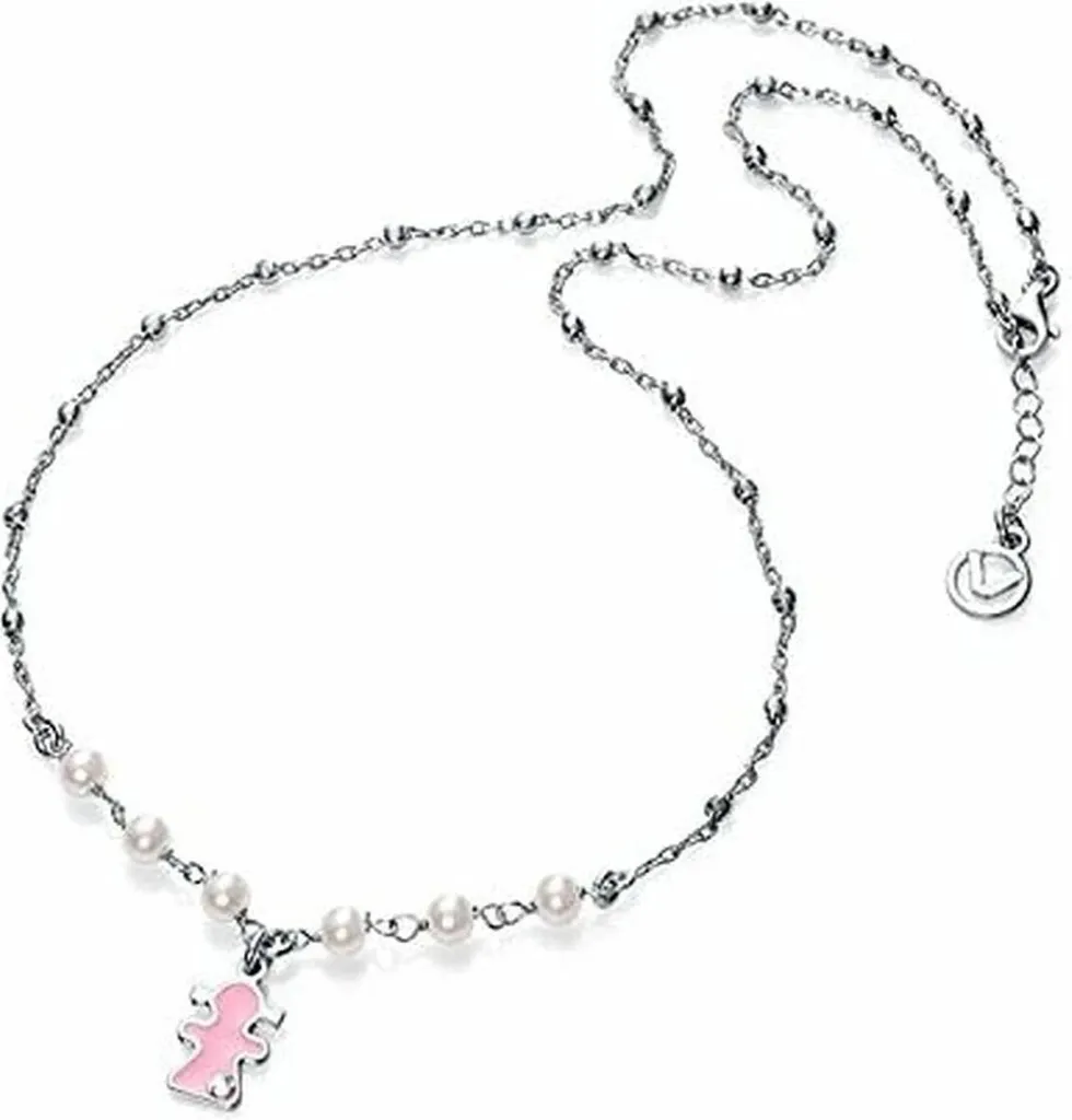 Pendente Bimba Viceroy Kids 1211C000-90 Argento e Pietre Rosa