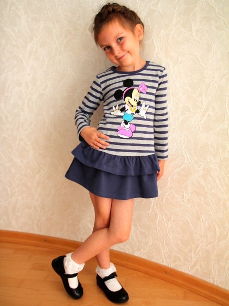 73006 Disney Minnie Mouse Kleid Mädchen Blau Gr.98
