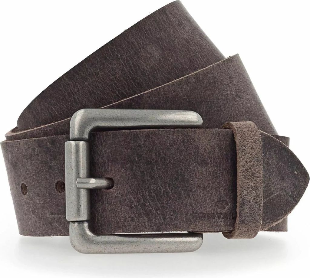 Tom Tailor Herren Gürtel - Echt Leder, Dornschließe, Produktbild 