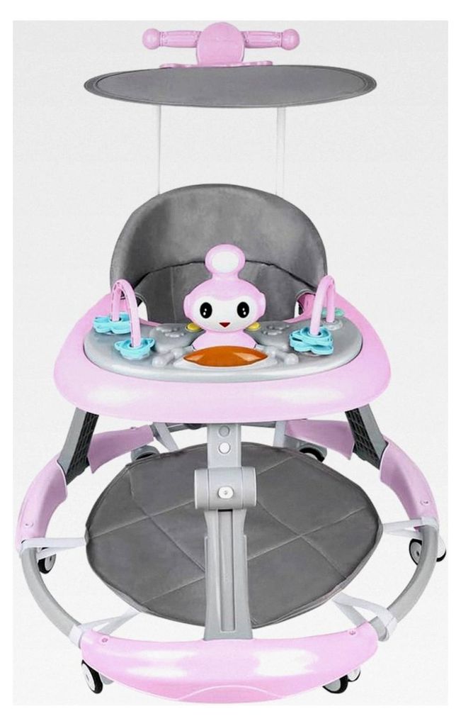 3-in-1 Lauflernhilfe für Babys, mitwachsend, für Mädchen und Jungen, höhenverstellbar und zusammenklappbar, geeignet für 6-18 Monate