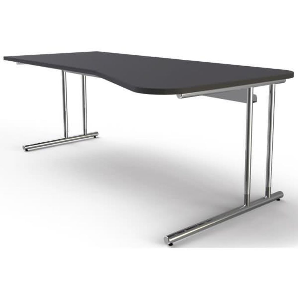 kerkmann PC-Schreibtisch ARTLINE (B)1.950 mm anthrazit Speditionsversand
