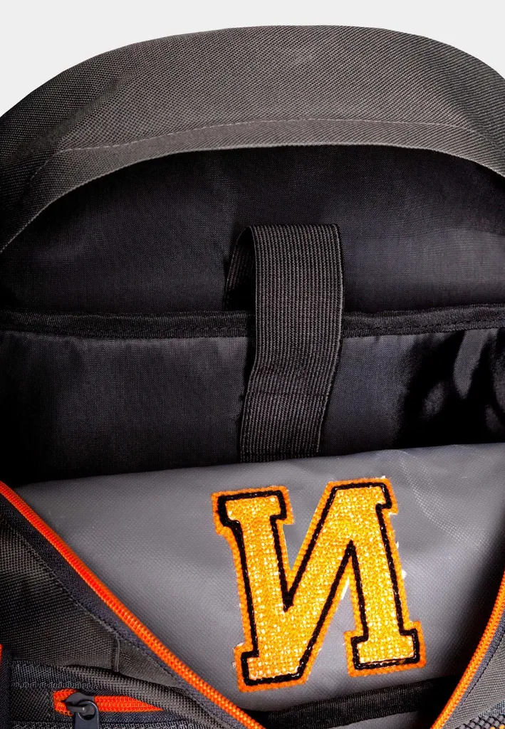 Sac Naruto Rucksack Varsity Edition - Design Uzumaki Premium avec Patchs - 3
