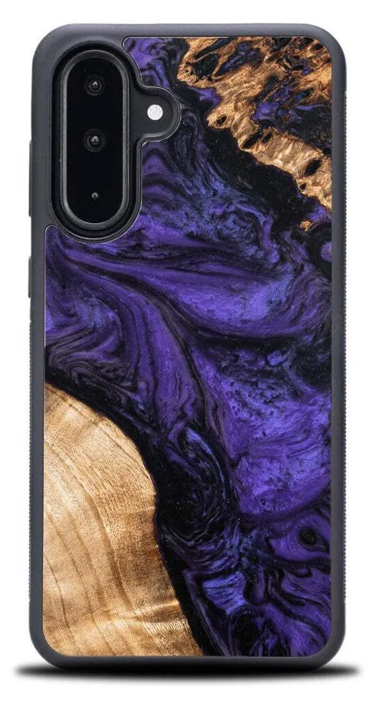 Custodia in legno per Galaxy A26 5G, Bewood Unique Violet