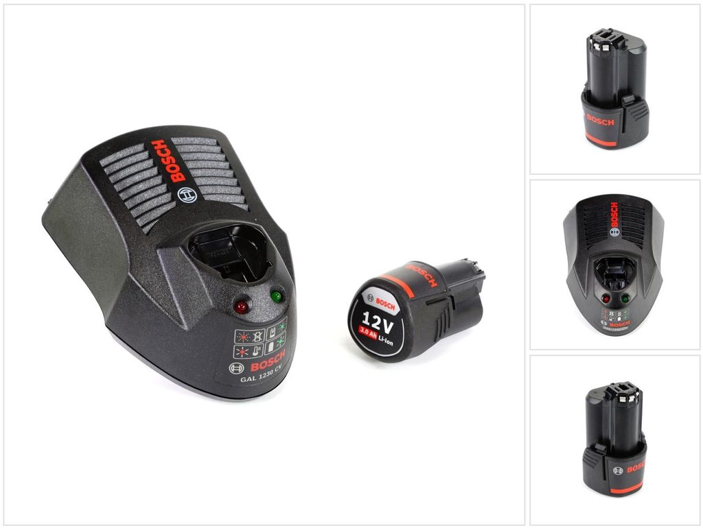 Zestaw startowy Bosch 12 V z 1x akumulatorem GBA 12 V 3,0 Zdjęcie produktu 