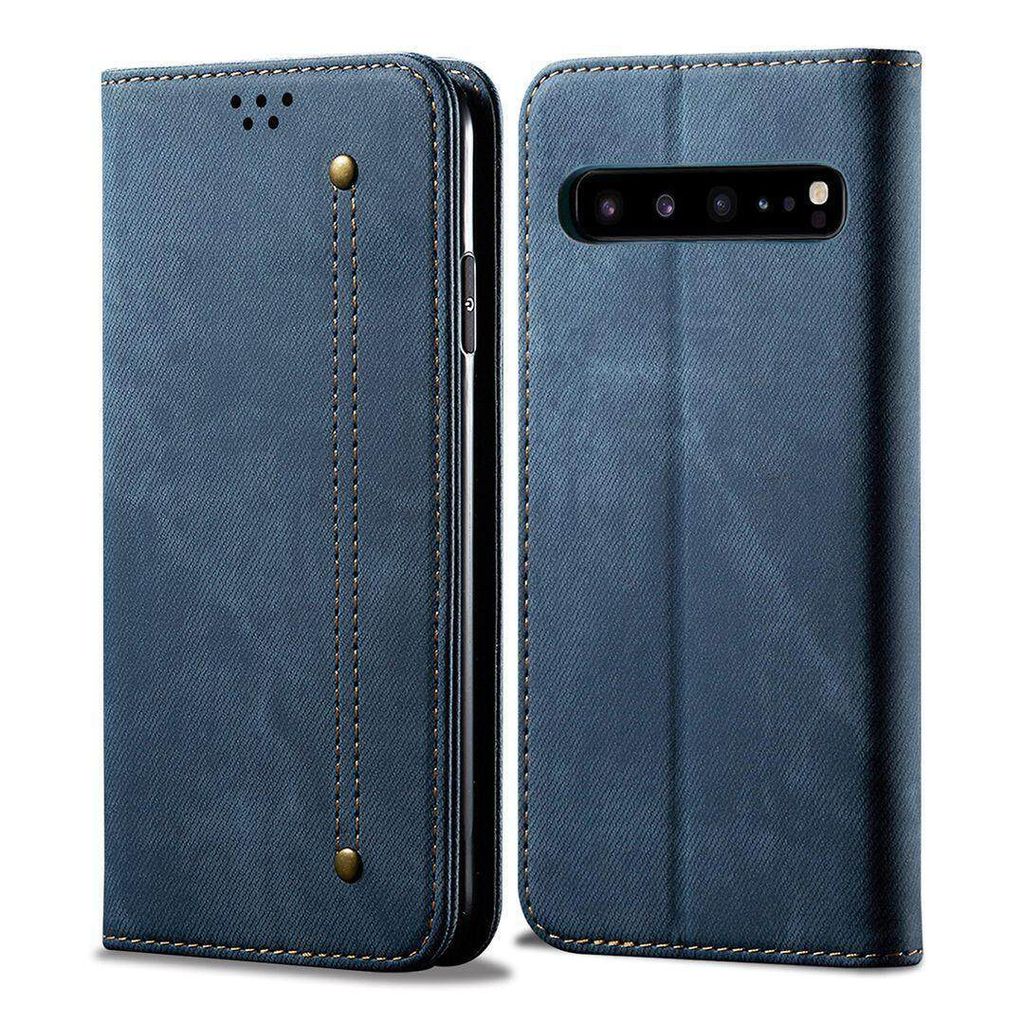 Galaxy S10 5G Pouzdro, Kožené Peněženkové Pouzdro s Obrázek produktu 
