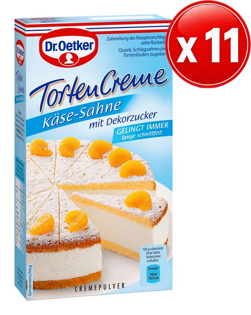 Crème pâtissière Dr. Oetker, paquet de 11 Image du produit 