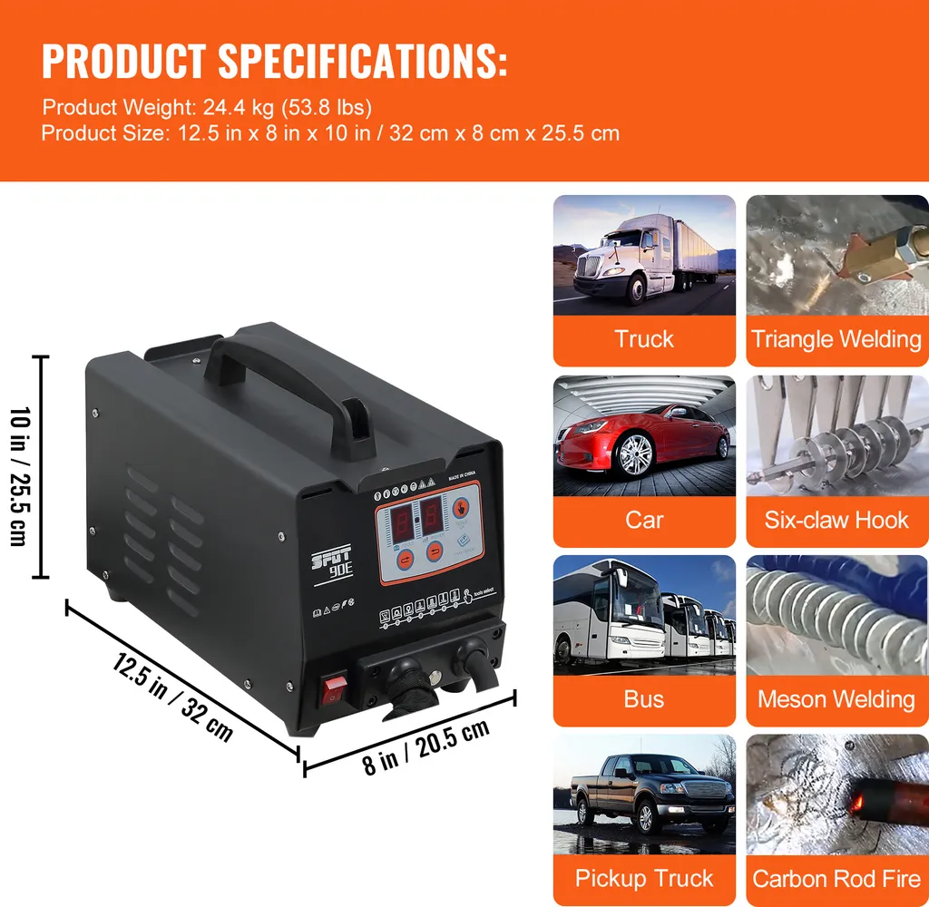 Poste Multi-spot de Débosselage Auto 230V doté de 7 Modes de Réparation - 7