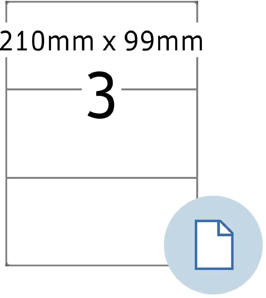 HERMA Dataprint 210x99mm: 1.500 Etichette Universali per Spedizioni Professionali