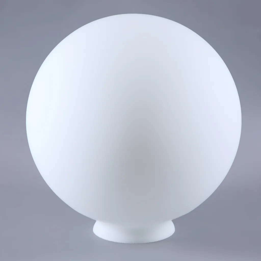 Remplacer globe cassé avec ce verre opalin mat d250mm collerette