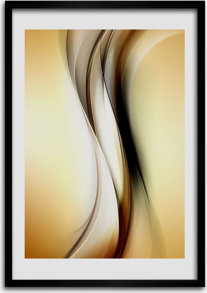 Bild - Bilderrahmen - 50 cm x 70 cm - MDF - Rahmen - Wandkunst Abstrakter Hintergrund