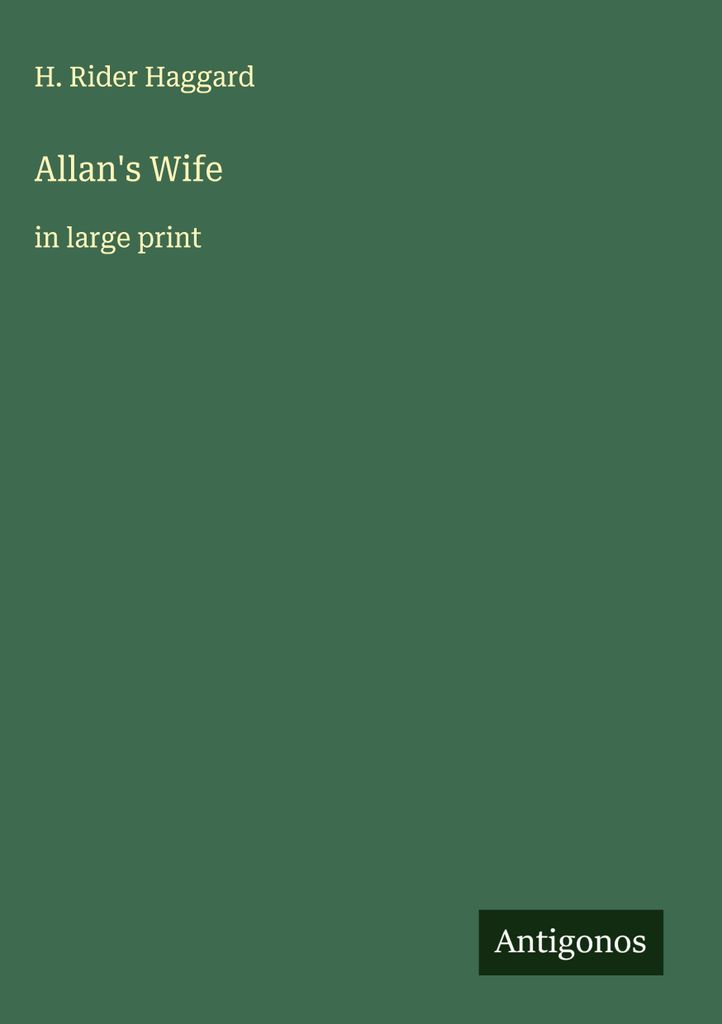 Allans Ehefrau