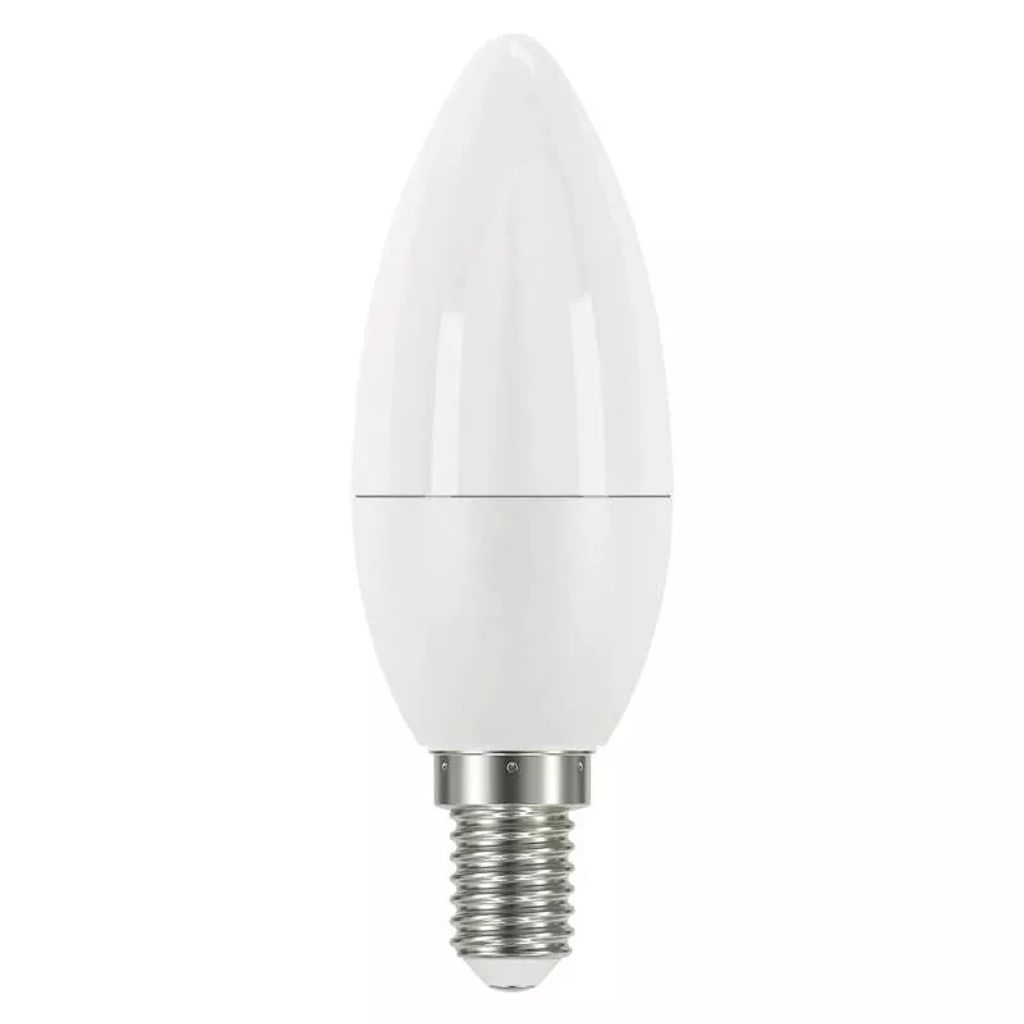EMOS LED Lampe TRUE LIGHT Candle 4,2W, Ersatz für 40W Glühbirne, E14 Sockel, Helligkeit 470 lm, Neutralweiß 4000 K, ZQ3225