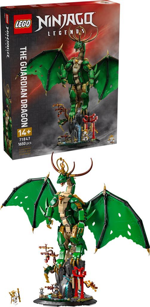 LEGO NINJAGO Smok-strażnik, Zestaw do budowania, 14 lat(a), Zdjęcie produktu 