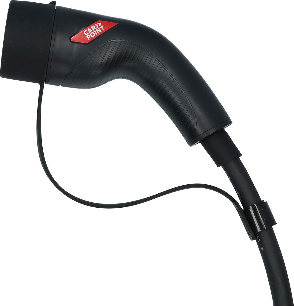 Carpoint Elektrofahrzeug Spiral Ladekabel Typ2>2 16A 3phase 6 Meter