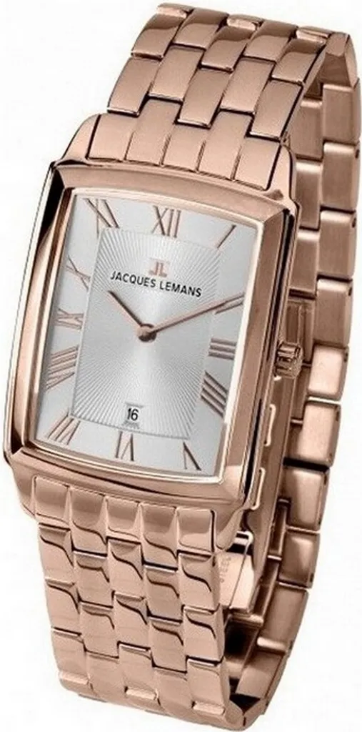 Jacques Lemans 1-1611J Montre Homme Etanche 10 ATM Acier Inoxydable