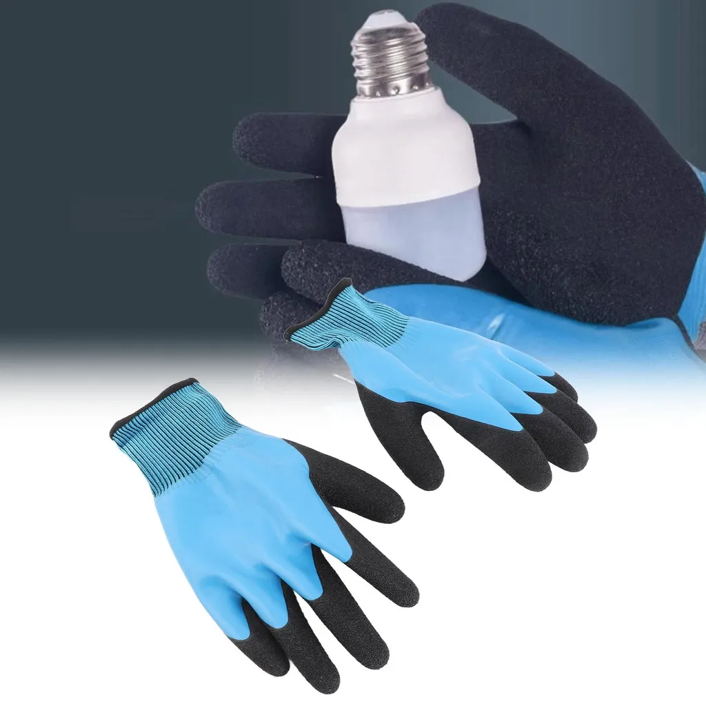 Guanti da lavoro isolanti 1000 -V a prova di tensione 360° isolati elettricamente per elettricisti - 4