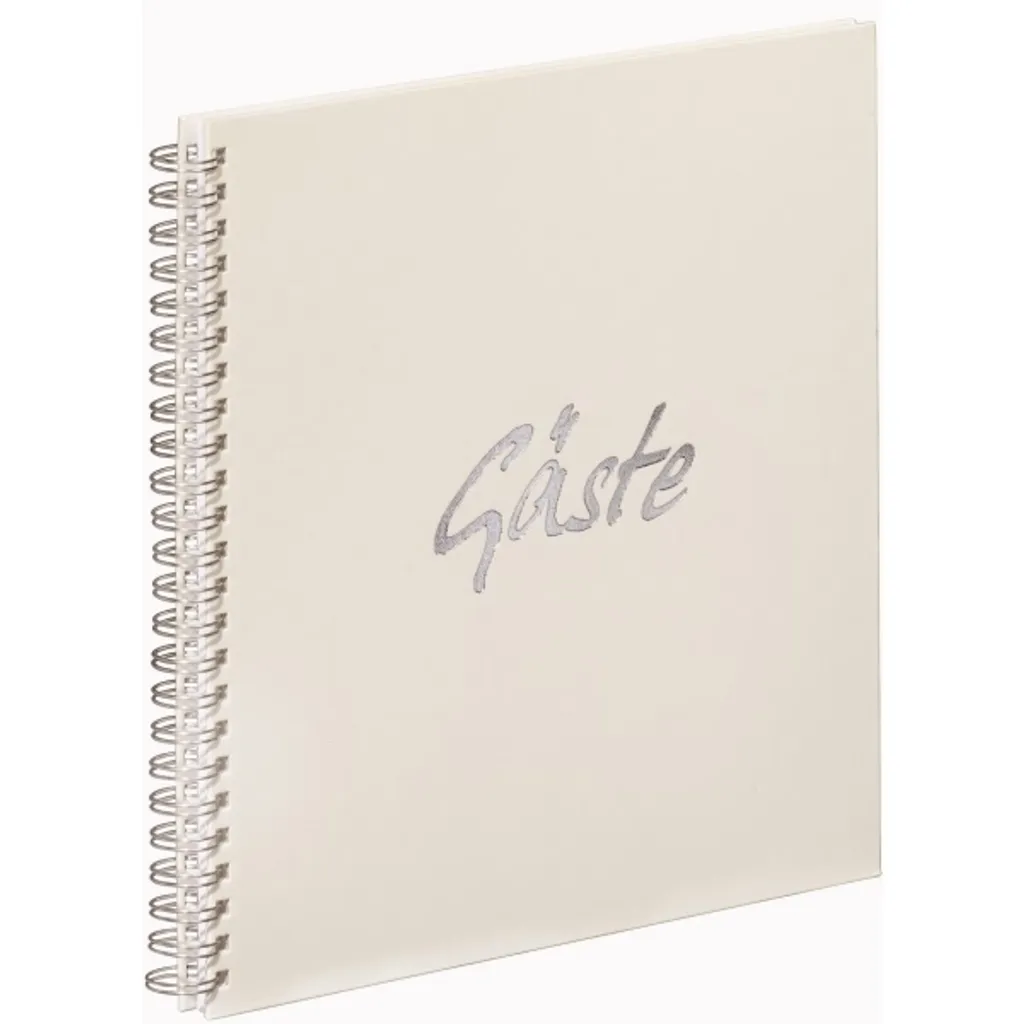 Livre d'or blanc à spirale PAGNA : l'album idéal pour vos invités