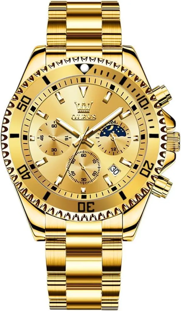 Orologio Uomo Cronografo Acciaio Inox Impermeabile - Offerta Esclusiva