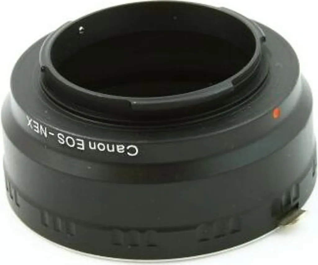 Adaptateur Monture E SONY NEX vers CANON EOS EF - Conception Alu 010242